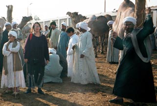 Me at the Birqash Camel Market